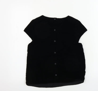 Marks and Spencer  Girls Black   Pullover Jumper Size 12-13 Years