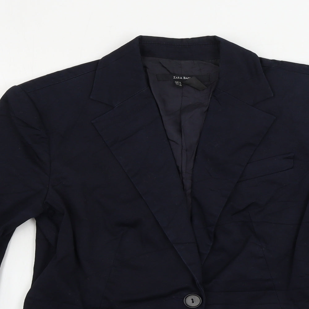 Zara Womens Blue   Jacket Blazer Size M
