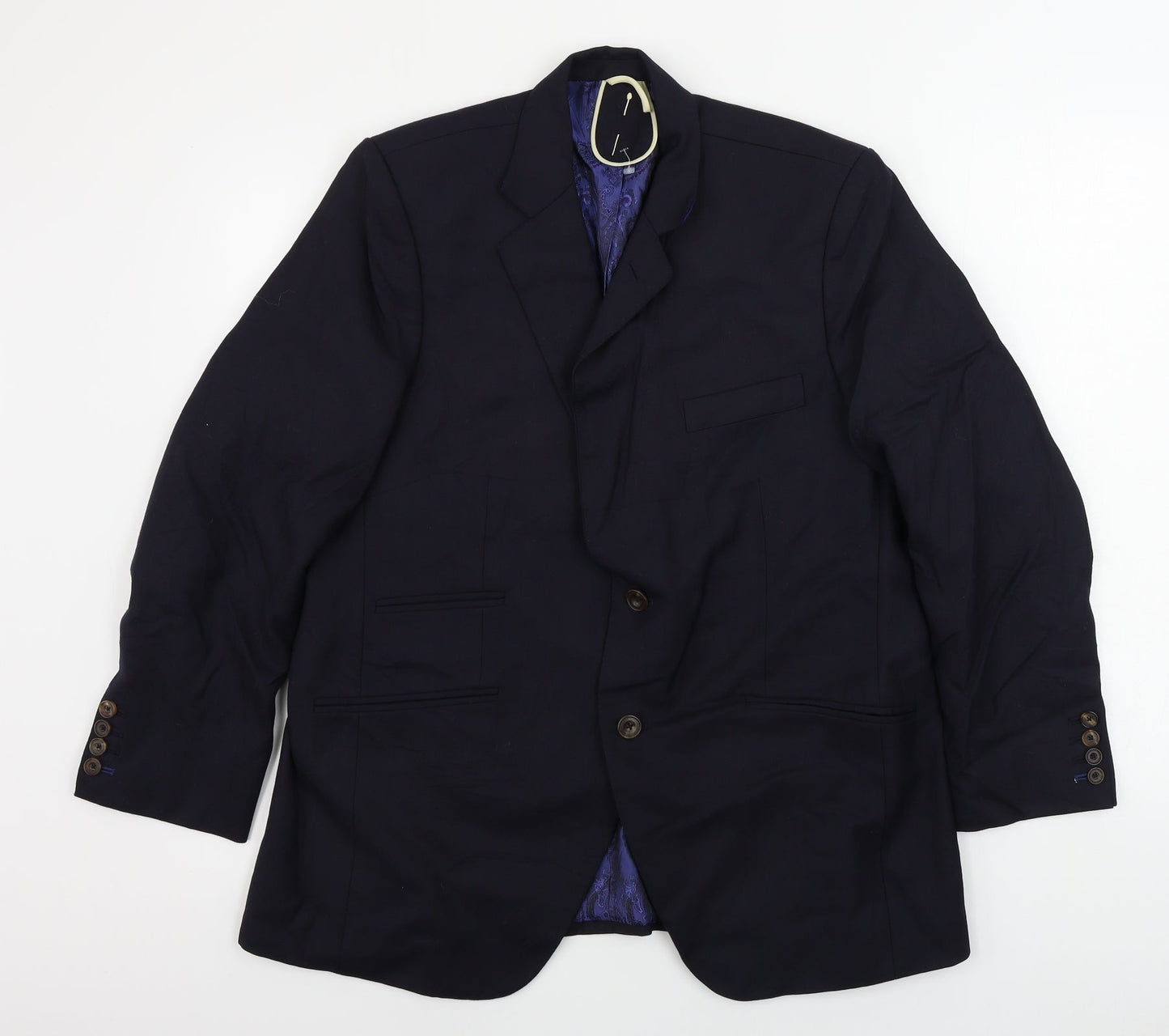 Mens UK Size 40 Preworn Regular Blue Suit Jacket