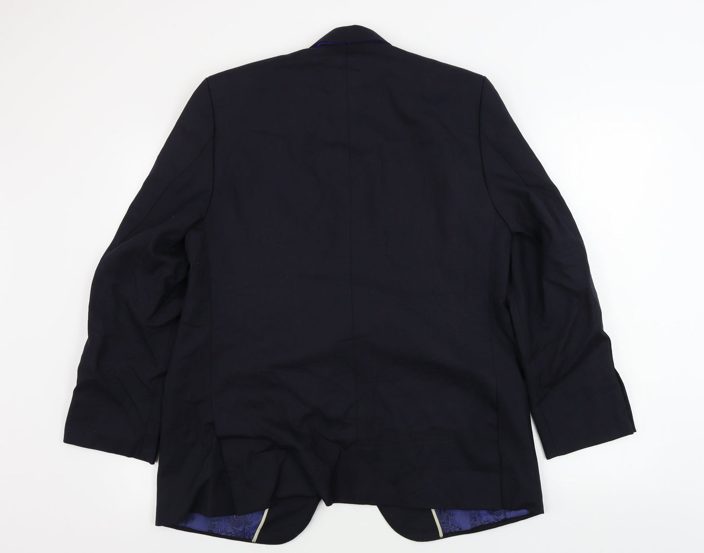 Mens UK Size 40 Preworn Regular Blue Suit Jacket