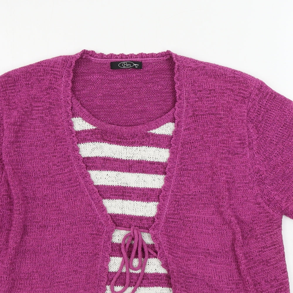bm collection      Womens Pink   Pullover Jumper Size M