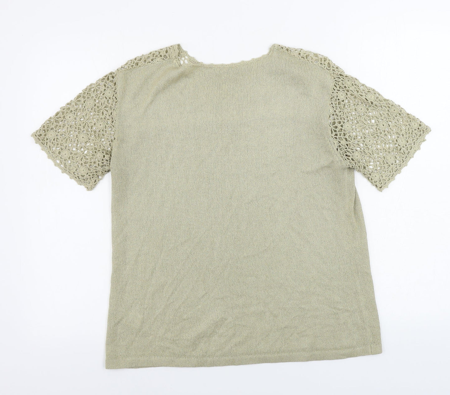 Womens UK Size 14 Preworn Brown Pullover Jumper