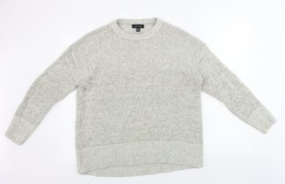Womens UK Size M New Look Grey Pullover Jumper