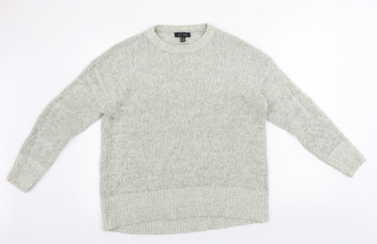 Womens UK Size M New Look Grey Pullover Jumper