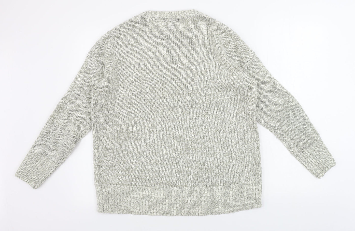 Womens UK Size M New Look Grey Pullover Jumper