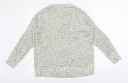 Womens UK Size M New Look Grey Pullover Jumper