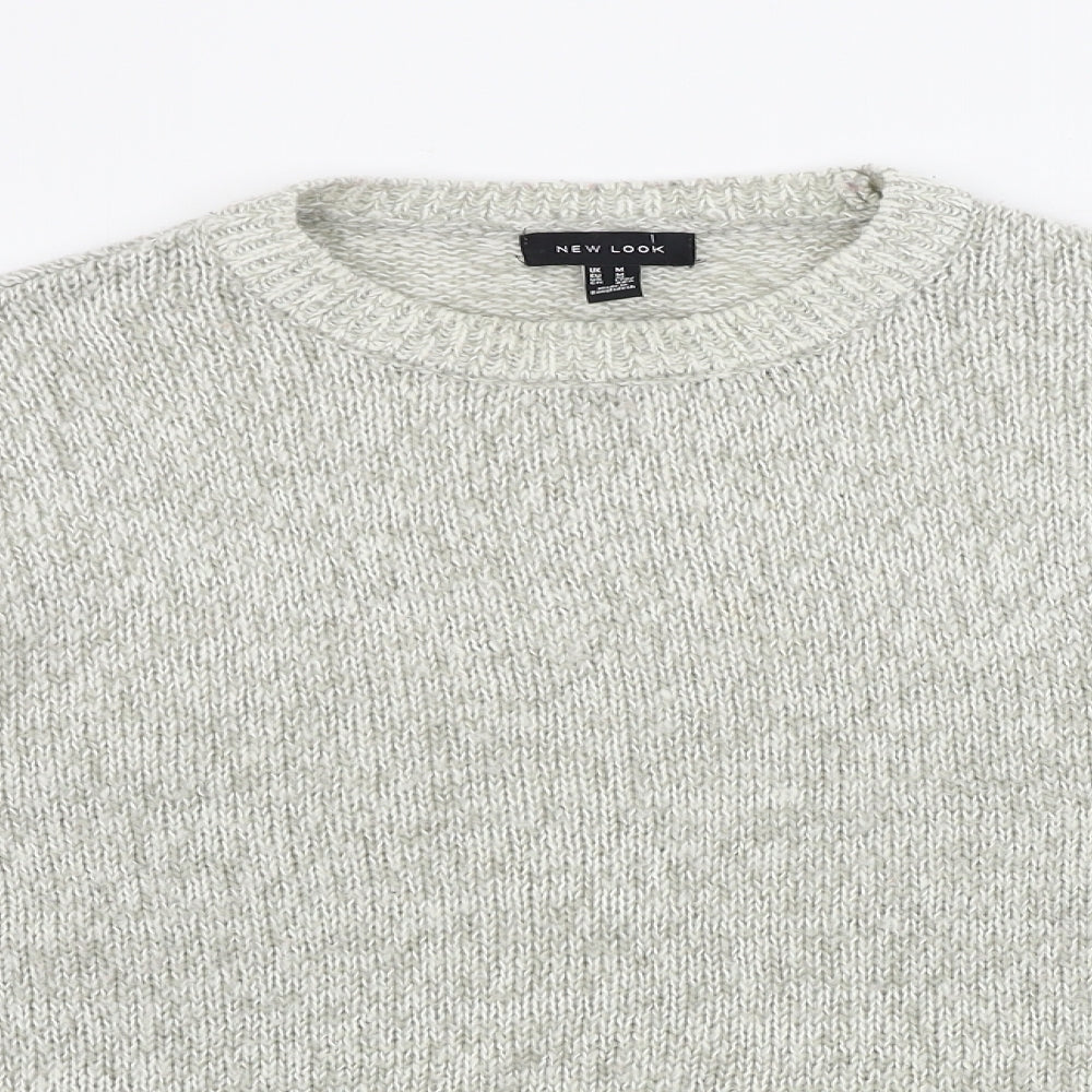 Womens UK Size M New Look Grey Pullover Jumper