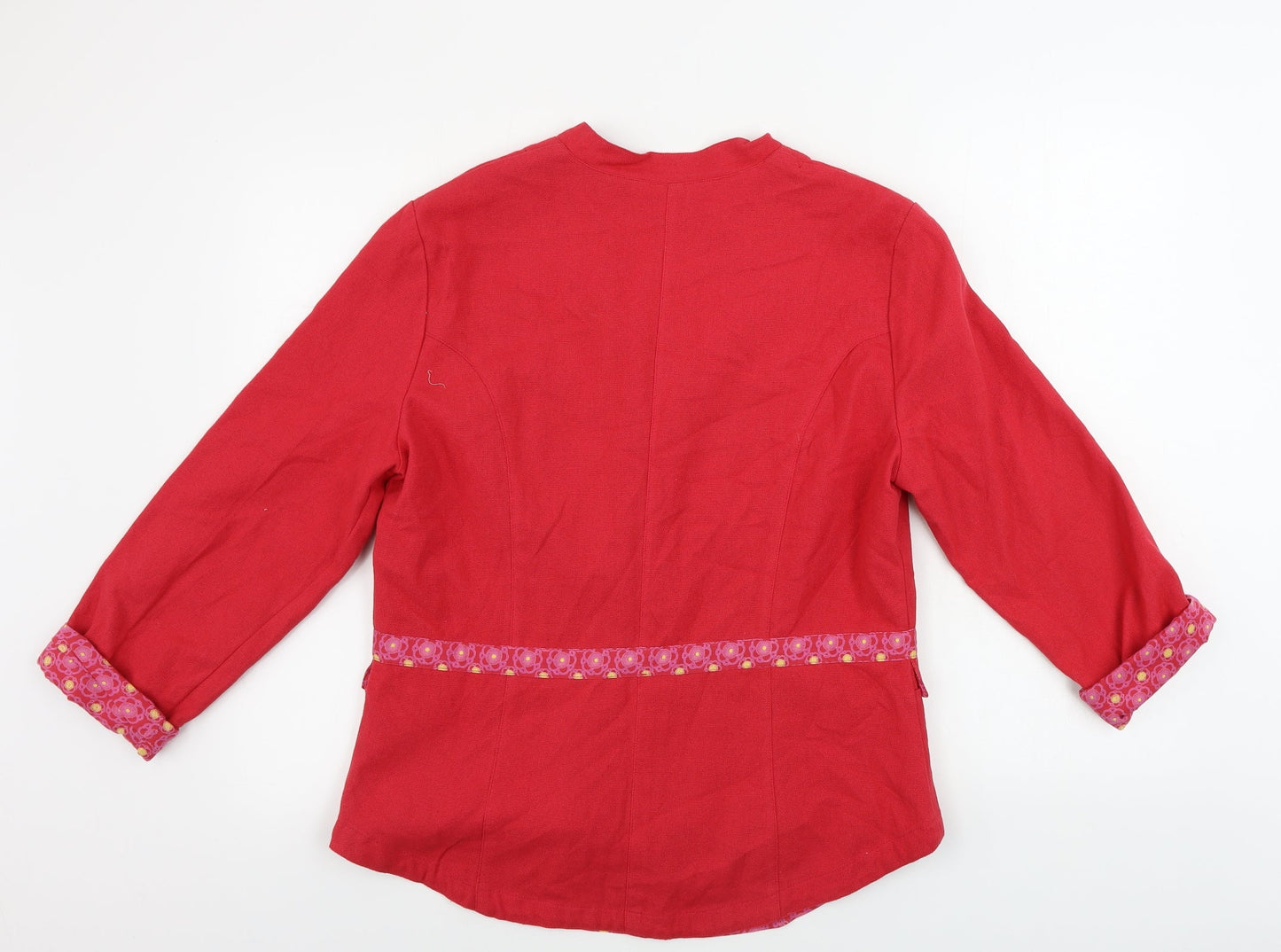 la flance du mekong Womens Red   Jacket Coat Size L