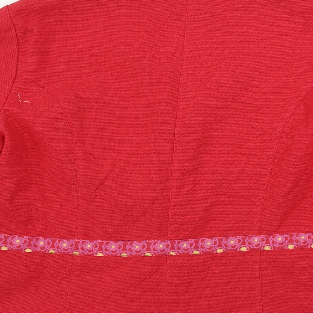 la flance du mekong Womens Red   Jacket Coat Size L