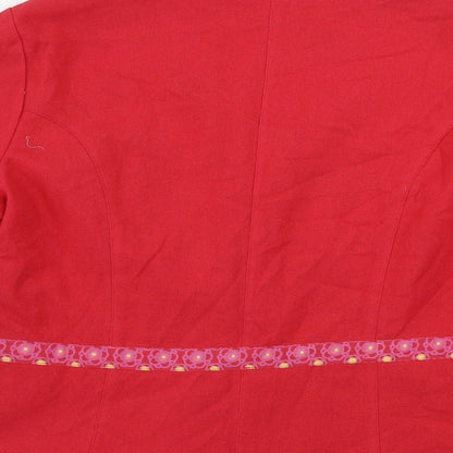 la flance du mekong Womens Red   Jacket Coat Size L