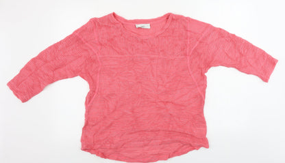 Womens UK Size 14 NEXT Pink Pullover Jumper