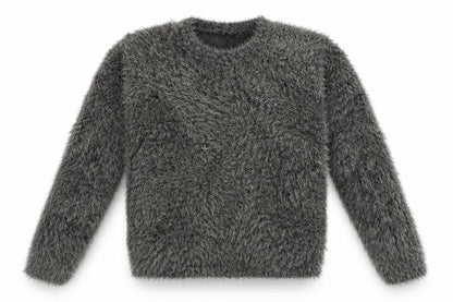 Womens UK Size 6 Topshop Grey Pullover Jumper