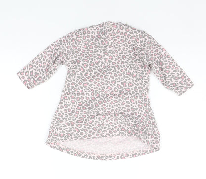 North Lights Baby Pink Animal Print  Basic T-Shirt Size 3-6 Months