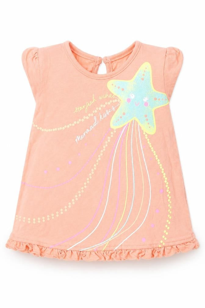 George Baby Orange   Basic T-Shirt Size 3-6 Months  - STAR