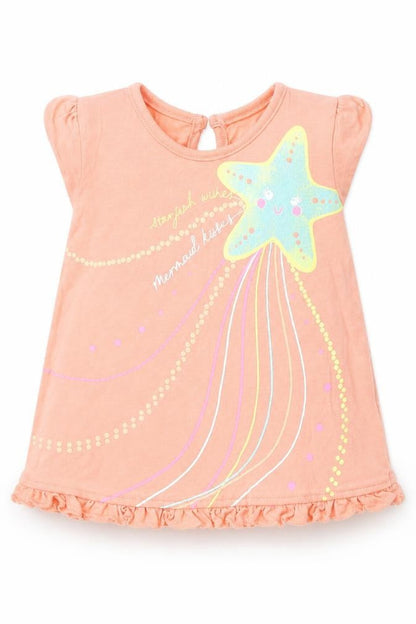George Baby Orange   Basic T-Shirt Size 3-6 Months  - STAR