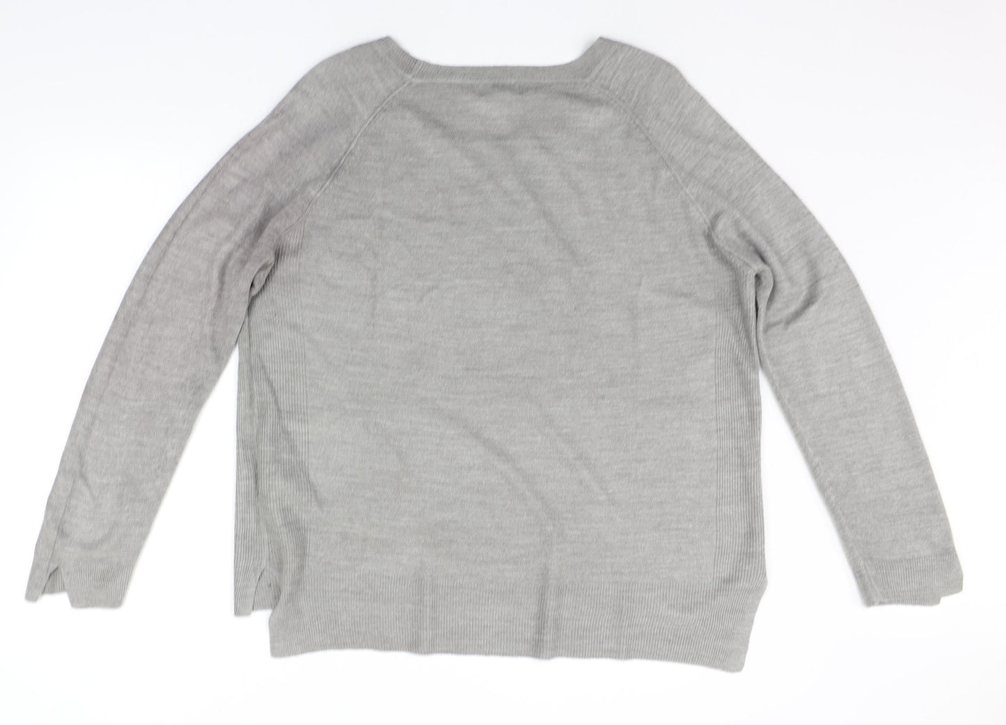 Primark Womens Grey   Cardigan Jumper Size 2XL