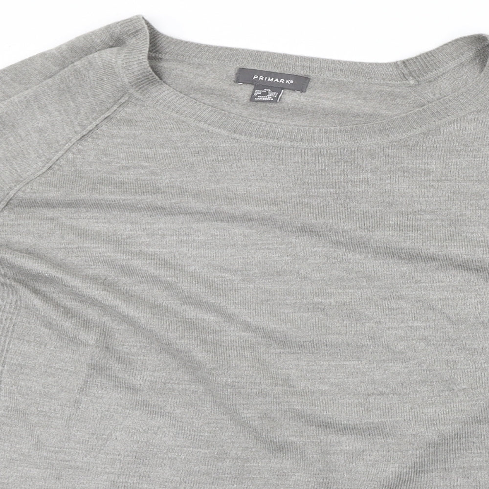 Primark Womens Grey   Cardigan Jumper Size 2XL