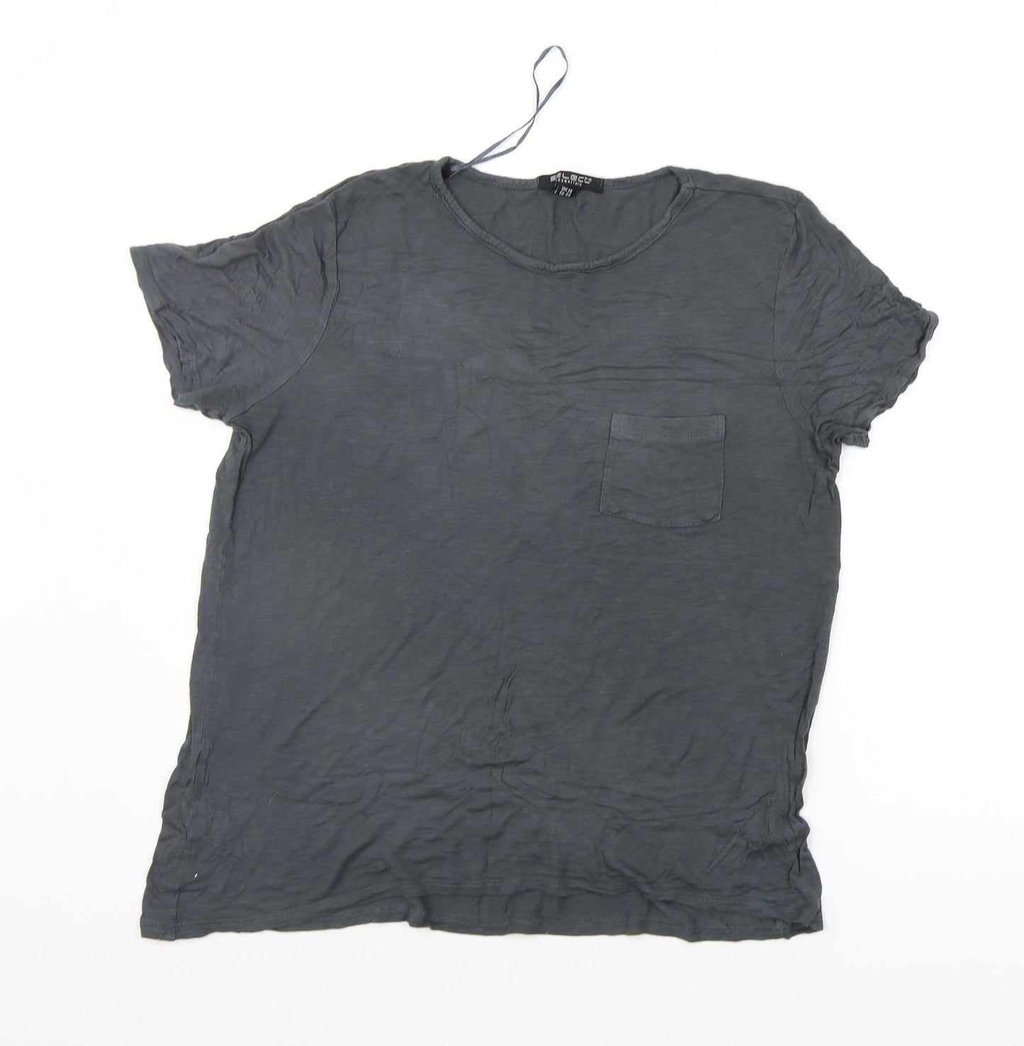 Womens UK Size 16 Select Grey Basic T-Shirt