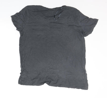 Womens UK Size 16 Select Grey Basic T-Shirt