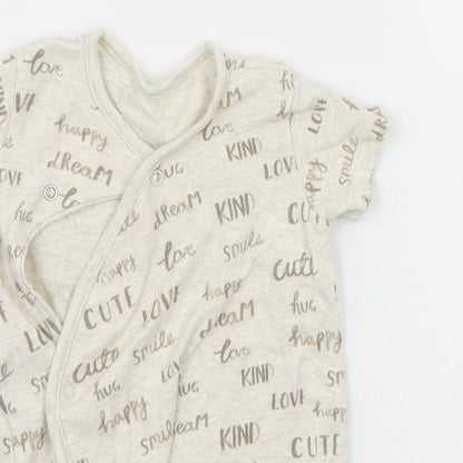 George Baby Beige Ikat  Babygrow One-Piece Size 3-6 Months  - LOVE