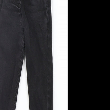 NEXT Girls Beige Ikat  Straight Jeans Size 5 Years - DISTRESSED