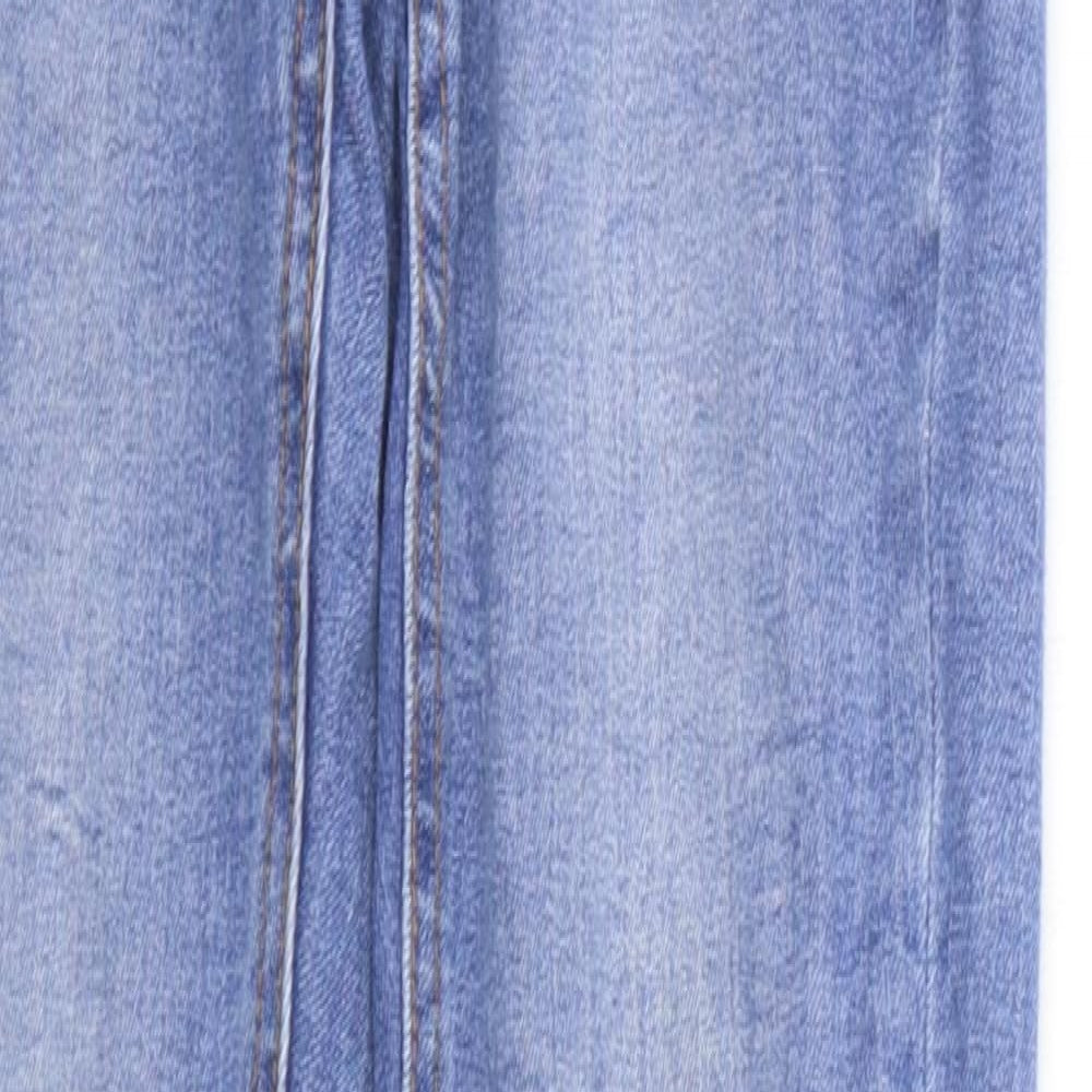Denim & Co. Womens Blue   Straight Jeans Size 6 L26 in