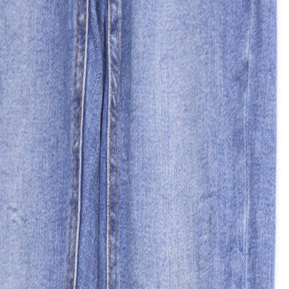Denim & Co. Womens Blue   Straight Jeans Size 6 L26 in