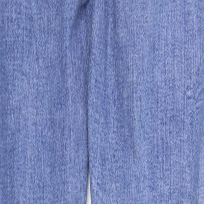 Denim & Co. Womens Blue   Straight Jeans Size 6 L26 in