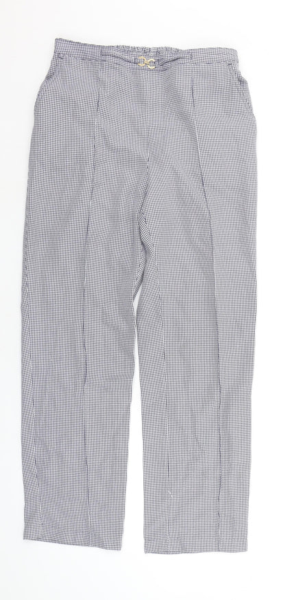 Womens UK Size 14 Damart Regular Fit  White Trousers