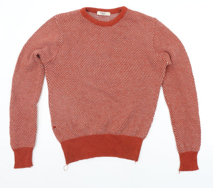 Barons Womens Orange   Pullover Jumper Size M