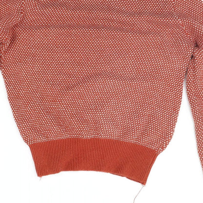 Barons Womens Orange   Pullover Jumper Size M
