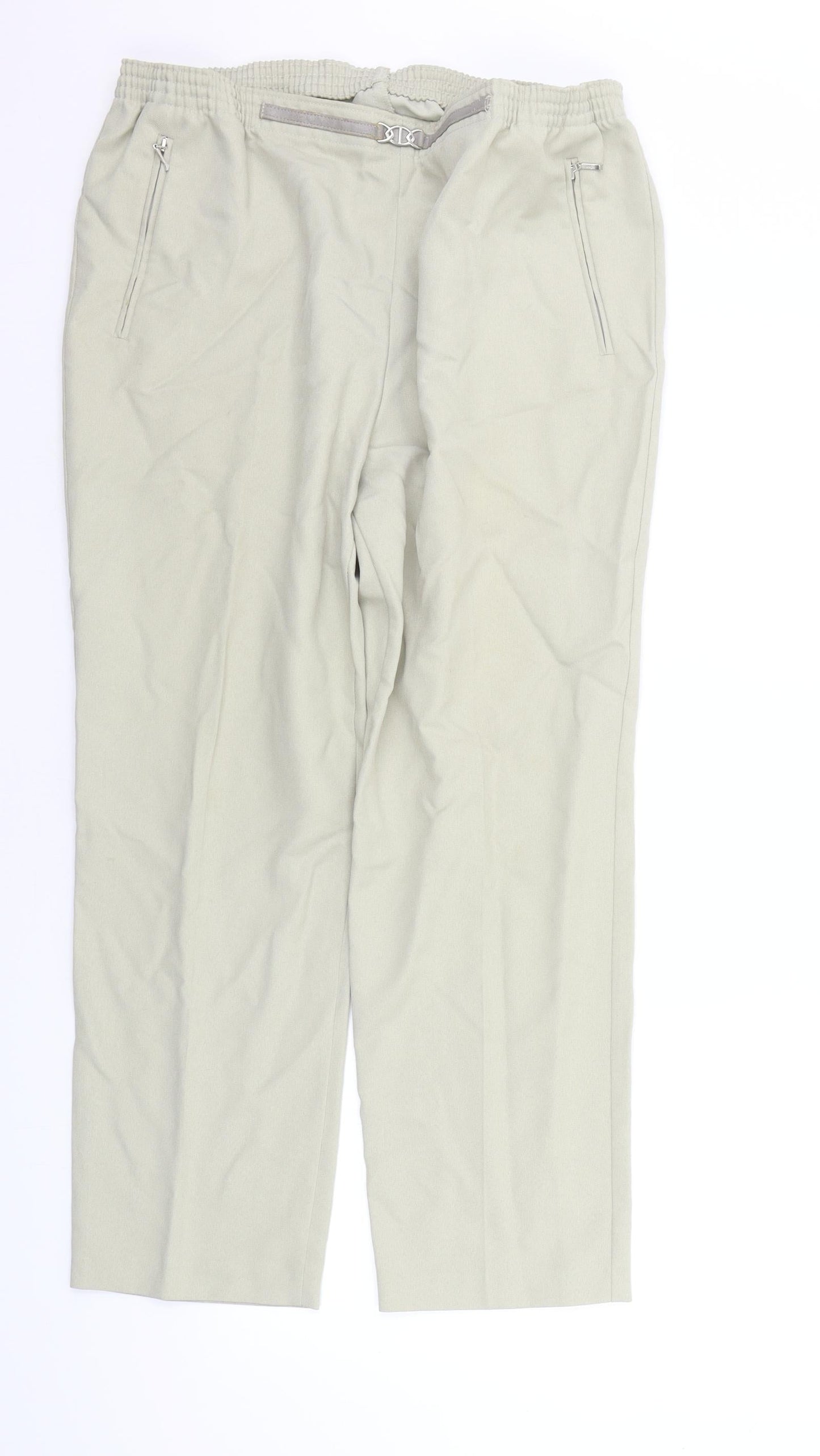 Womens UK Size 18 CANDA Regular Fit  Beige Trousers