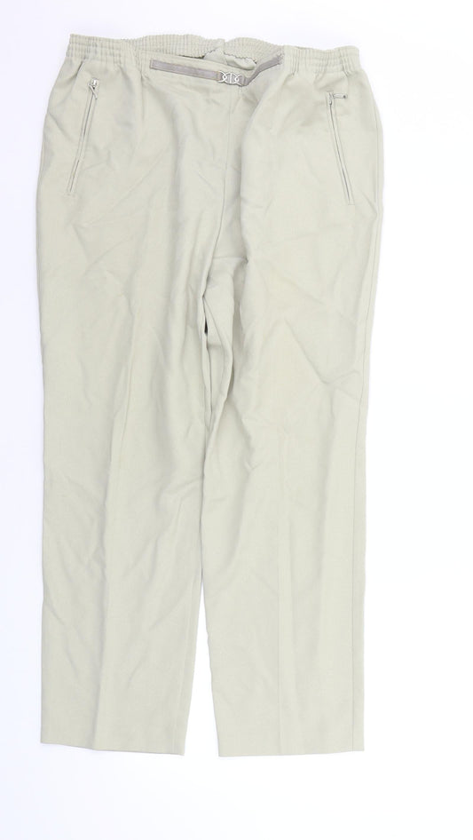 Womens UK Size 18 CANDA Regular Fit  Beige Trousers
