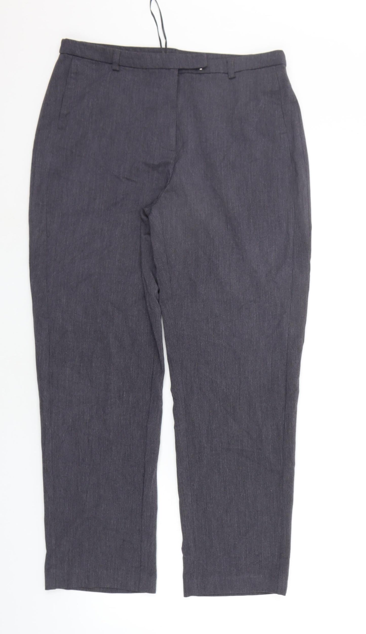 TU Womens Grey   Trousers  Size 12 L26 in