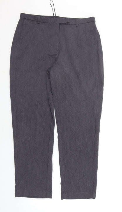 TU Womens Grey   Trousers  Size 12 L26 in