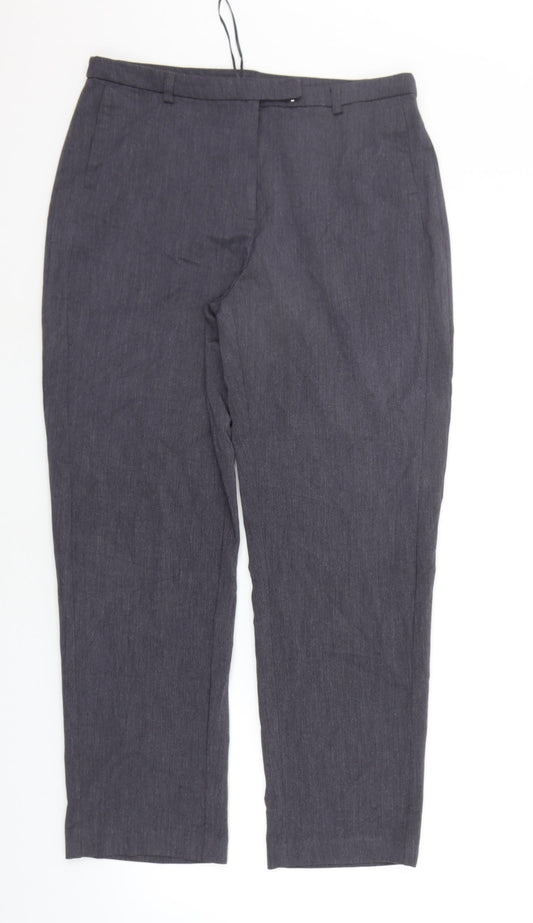 TU Womens Grey   Trousers  Size 12 L26 in