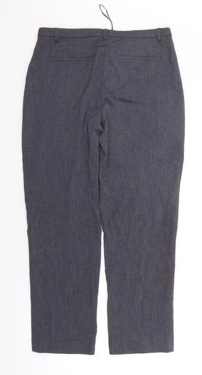 TU Womens Grey   Trousers  Size 12 L26 in