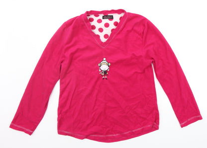 Secret Posessions Womens Pink Solid  Top Pyjama Set Size S  - sleep wear