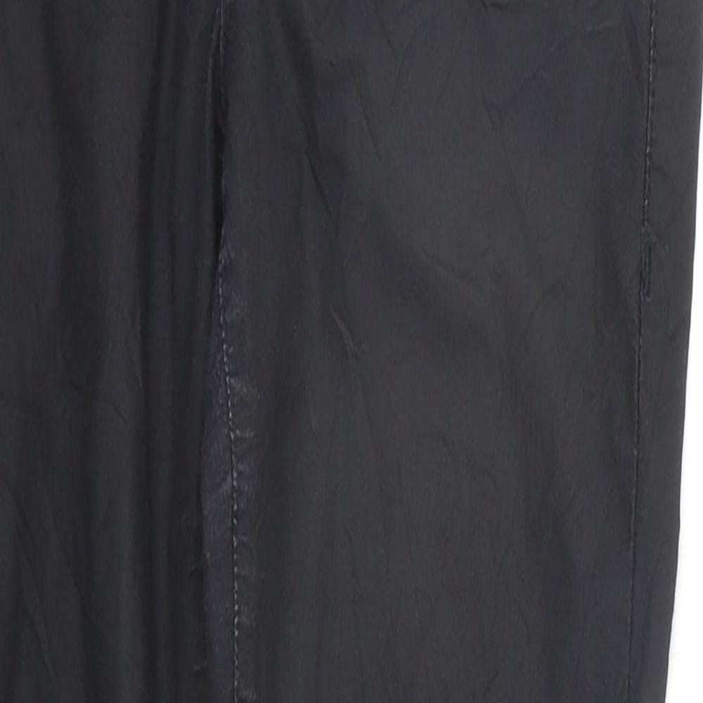 Womens UK Size 30 in Topshop Regular Fit  Black Trousers