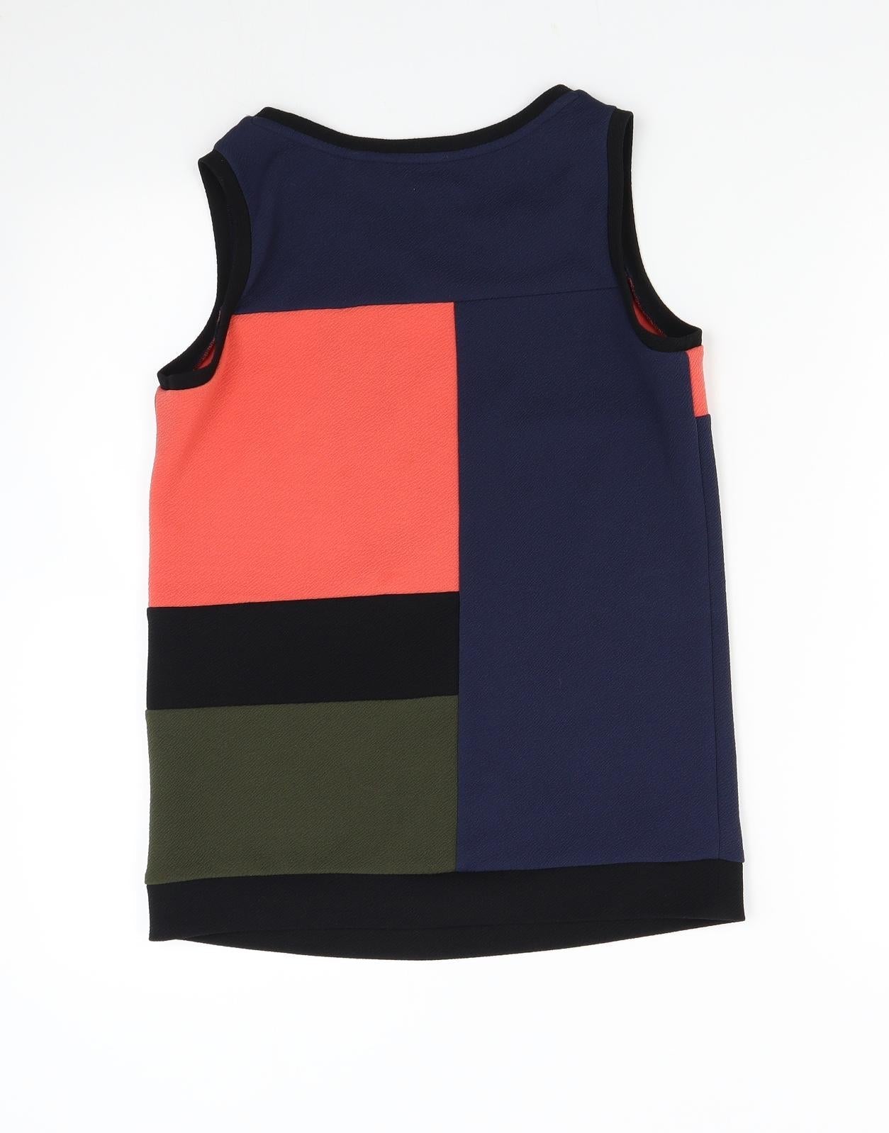 Womens UK Size 8 NEXT Multicoloured Basic Tank