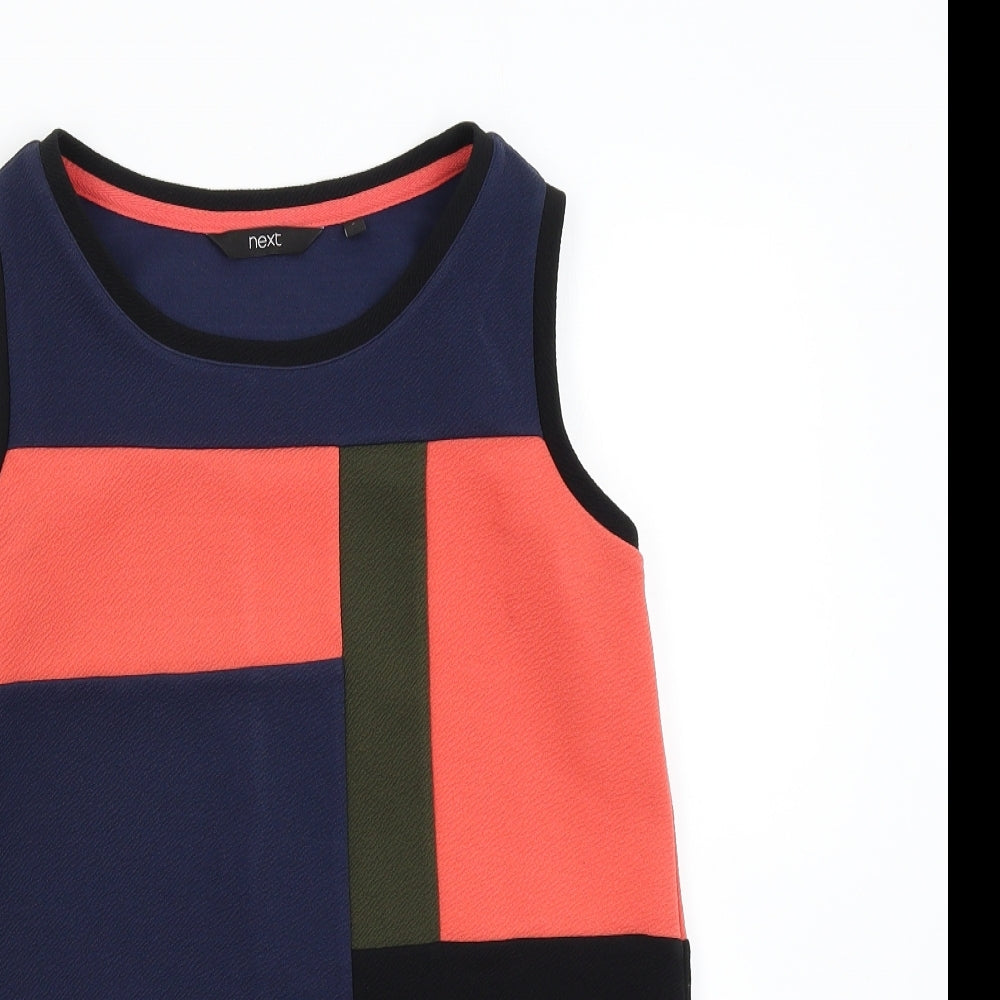 Womens UK Size 8 NEXT Multicoloured Basic Tank