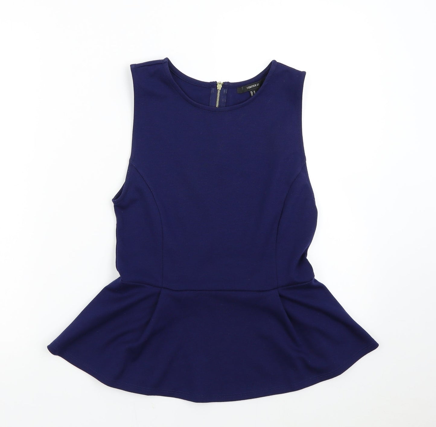 FOREVER 21 Womens Blue   Basic Tank Size M