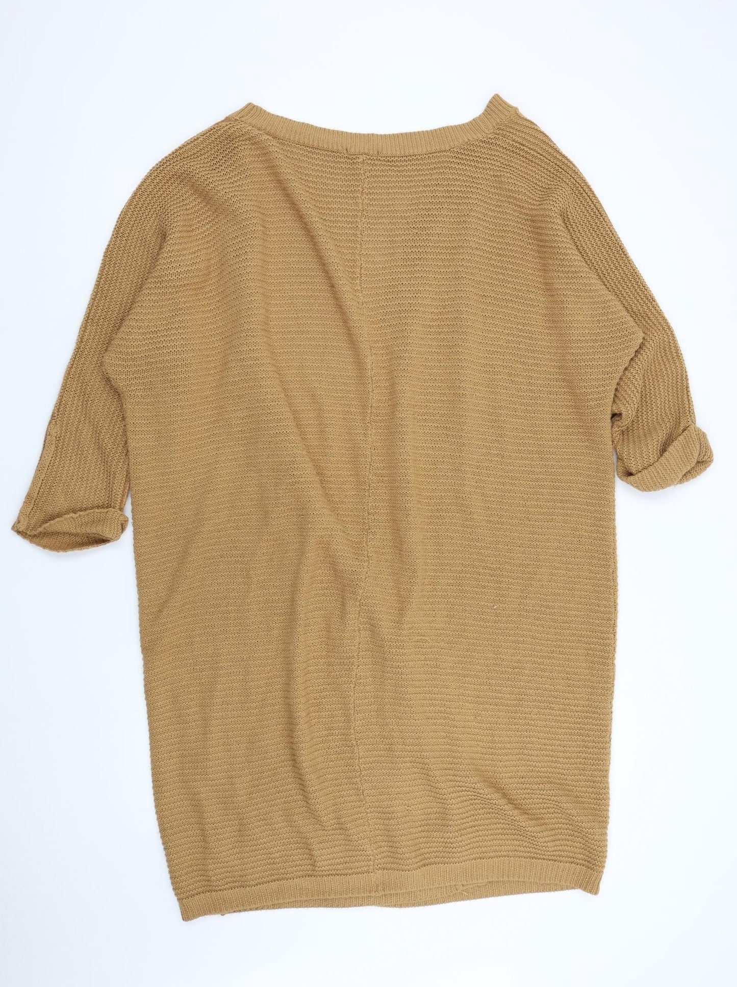 Boohoo Womens Brown  Knit Cardigan Jumper Size L