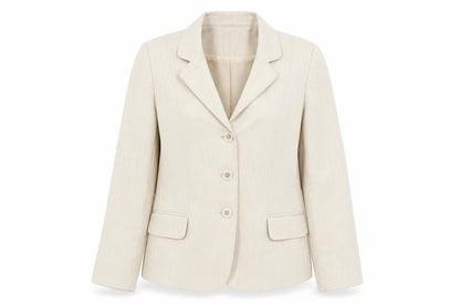 Womens UK Size 16 BHS Regular Beige Suit Jacket