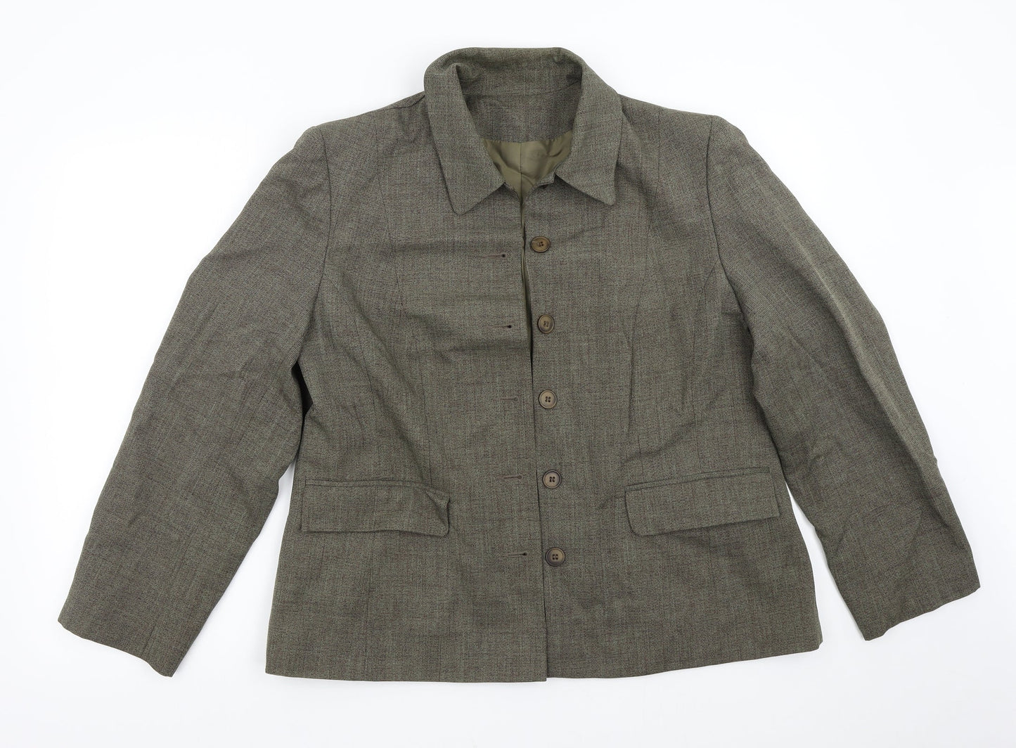 Berkertex Womens Green   Jacket Blazer Size 18