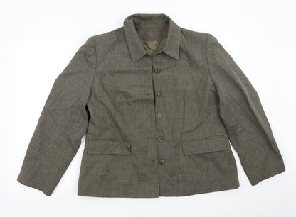 Berkertex Womens Green   Jacket Blazer Size 18
