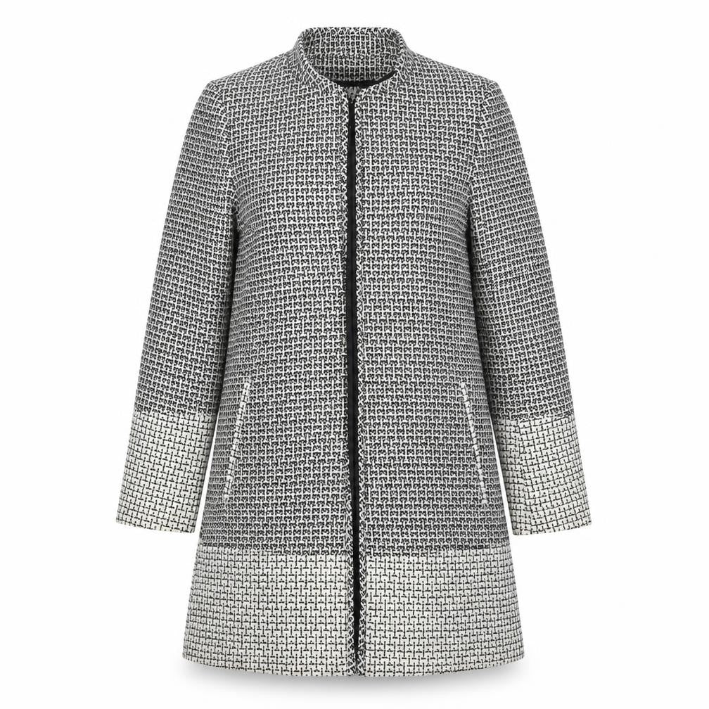 Womens UK Size 6 H&M Grey Overcoat