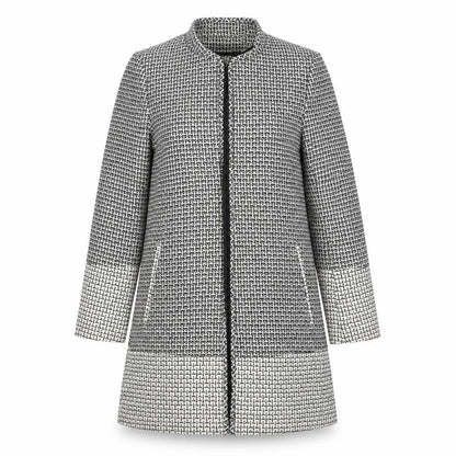 Womens UK Size 6 H&M Grey Overcoat