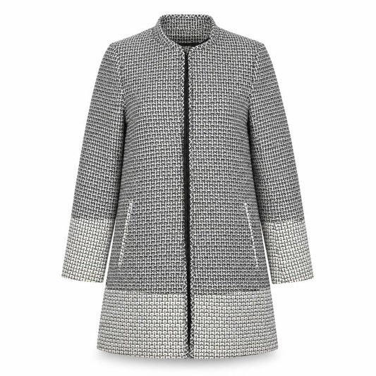Womens UK Size 6 H&M Grey Overcoat