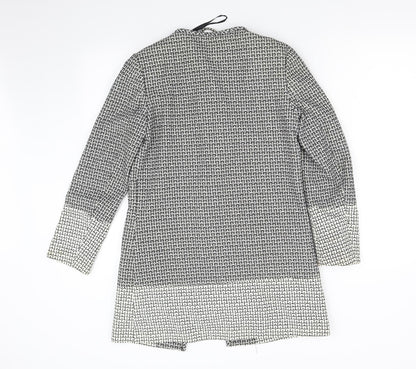 Womens UK Size 6 H&M Grey Overcoat